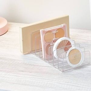 iDesign 9 compartment clear Cosmetic Organizer, The Clarity Collection -set of 2